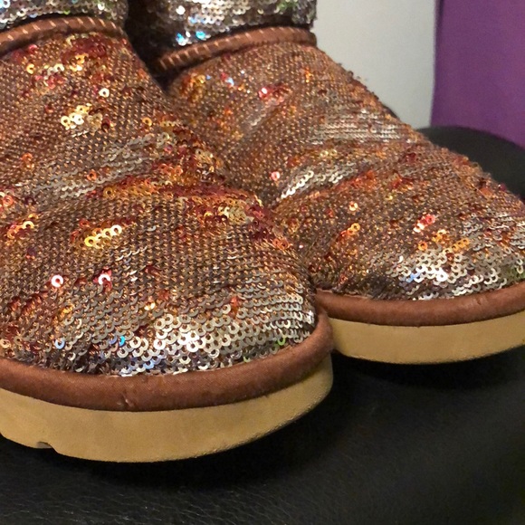 UGG Sequin Boot woman’s size 8 - Picture 5 of 13